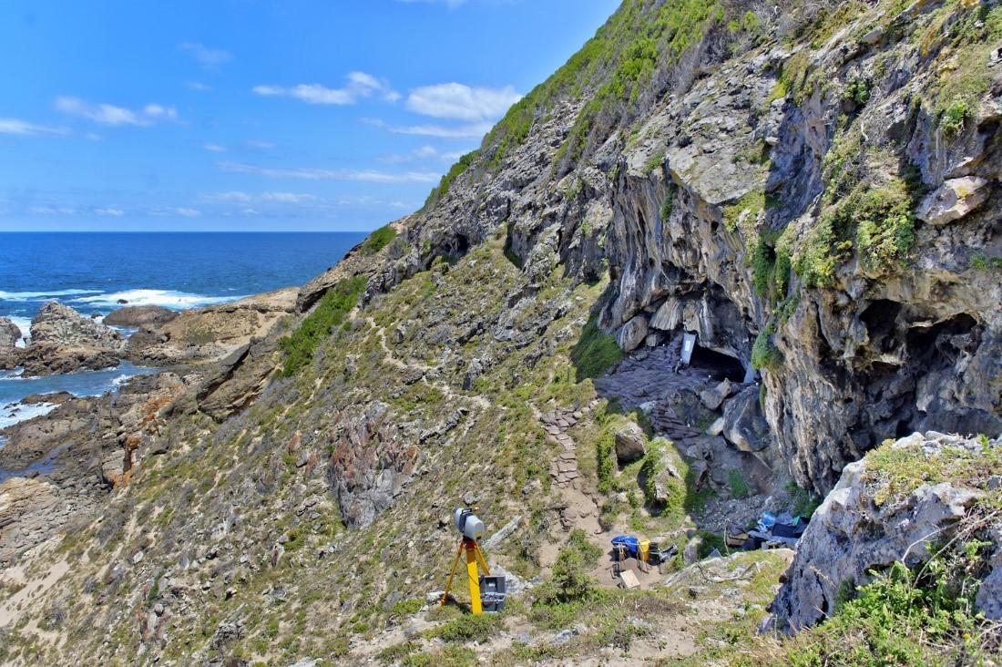 Blombos Cave - outside view