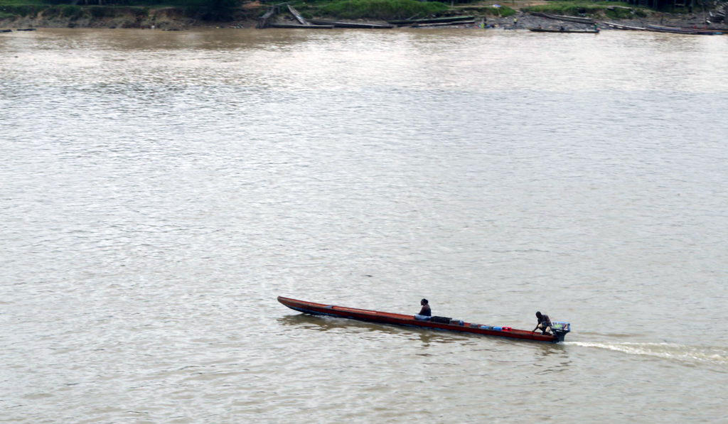 Boat in Rio Atrato, Quidbo. Colombia