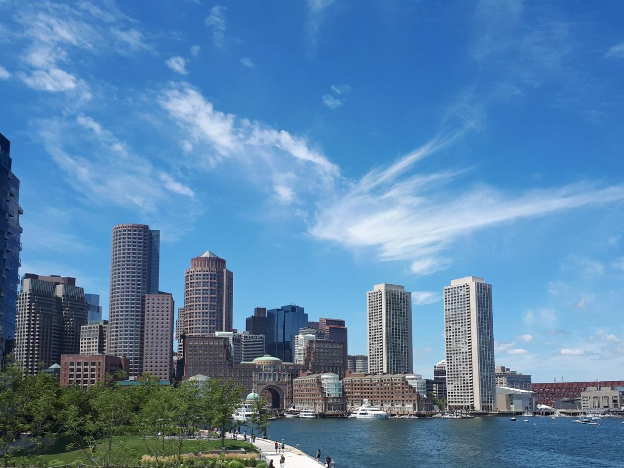 Boston summer school Boston buildings.