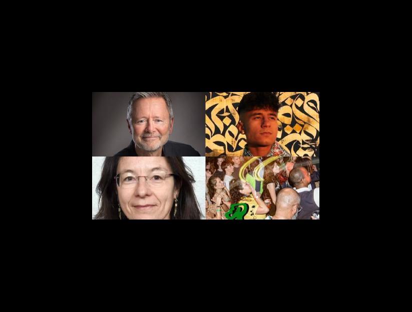 Collage av potretter av Ole Hamre, Simon Alejandro Larsen og Esperanza Diaz