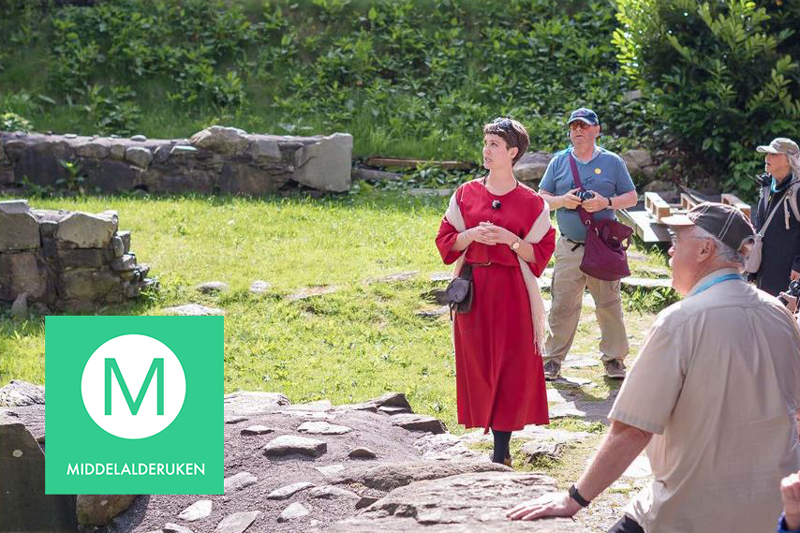 Omvisning i ruinene ved Bryggens Museum