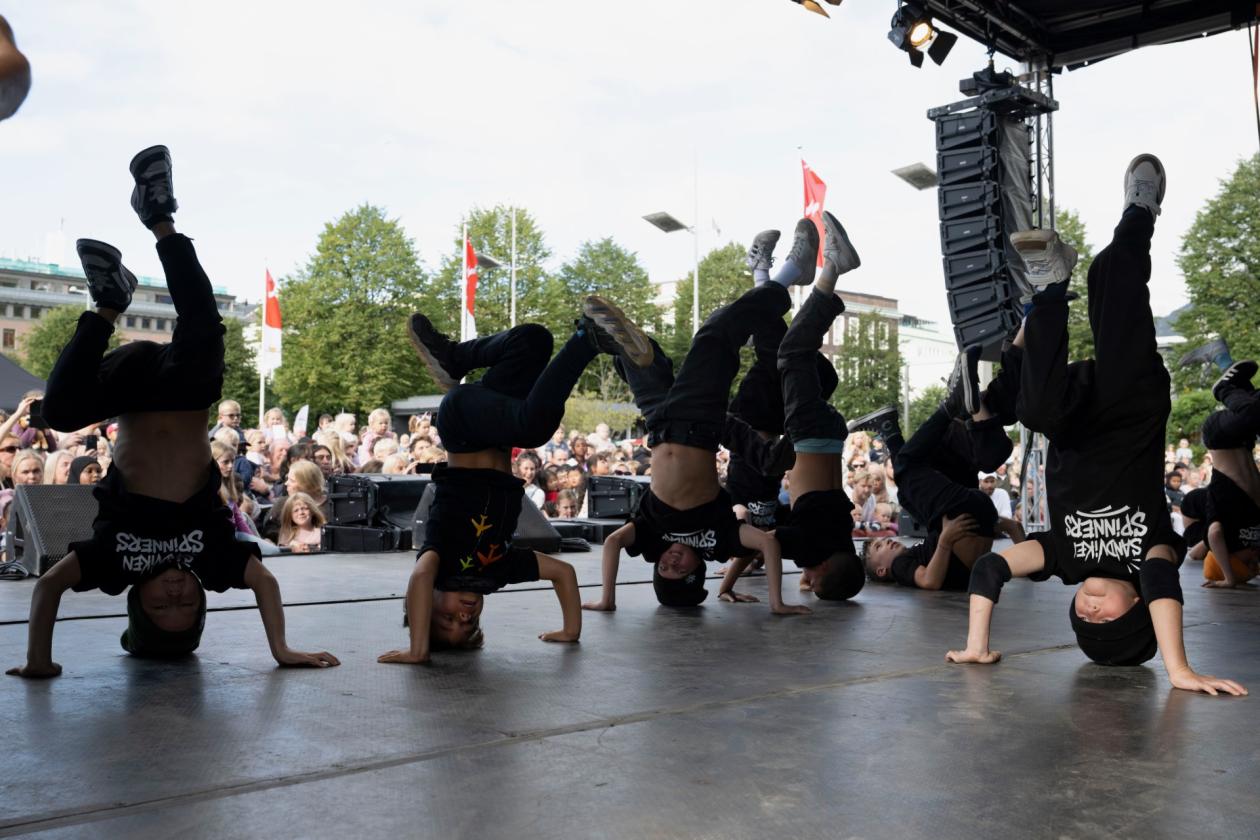 Bilde av unge dansere 