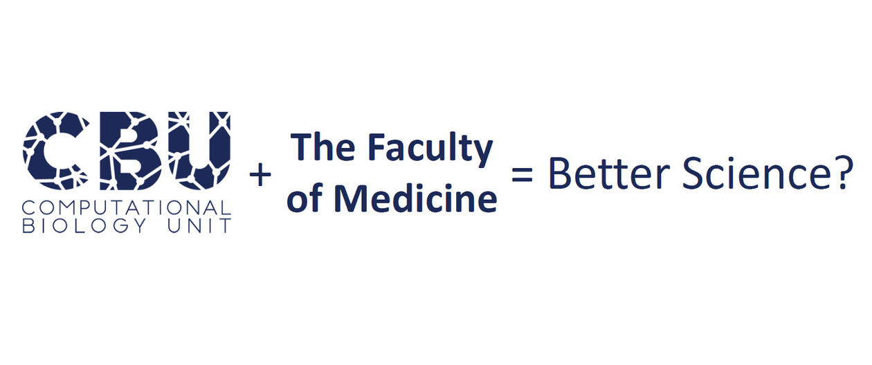 Text saying Cbu+Faculty of Medicine=better science