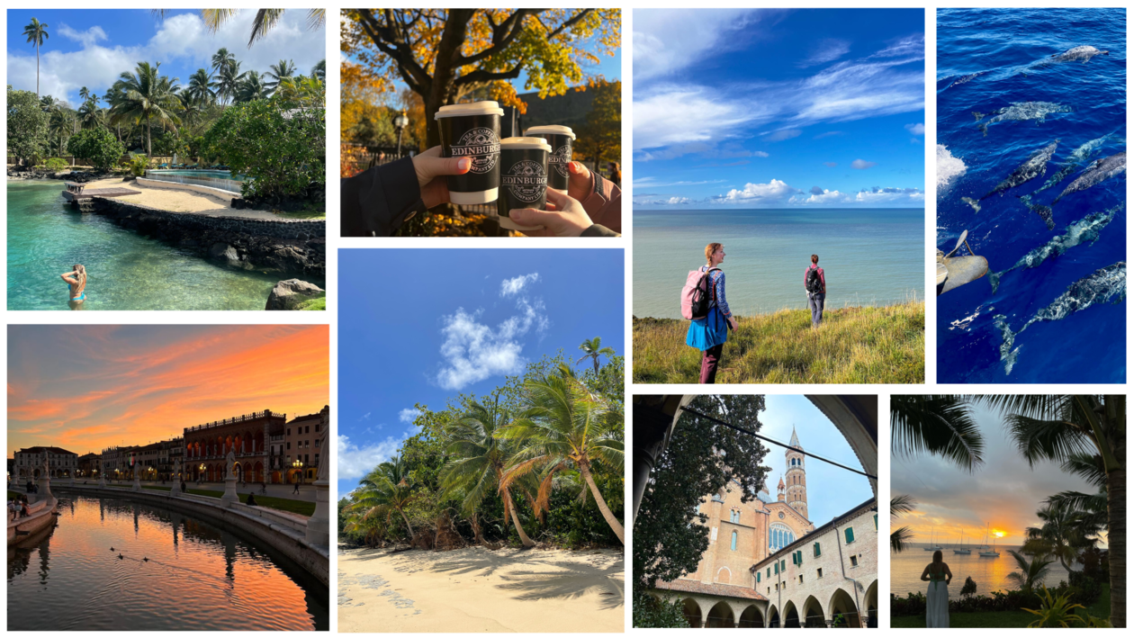 Bilder fra utveksling i Padova, Fiji og Aberystwyth