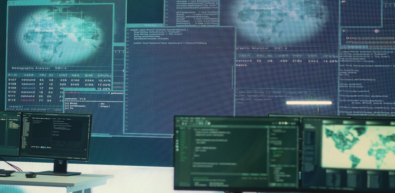 high teck overvåkningsrom