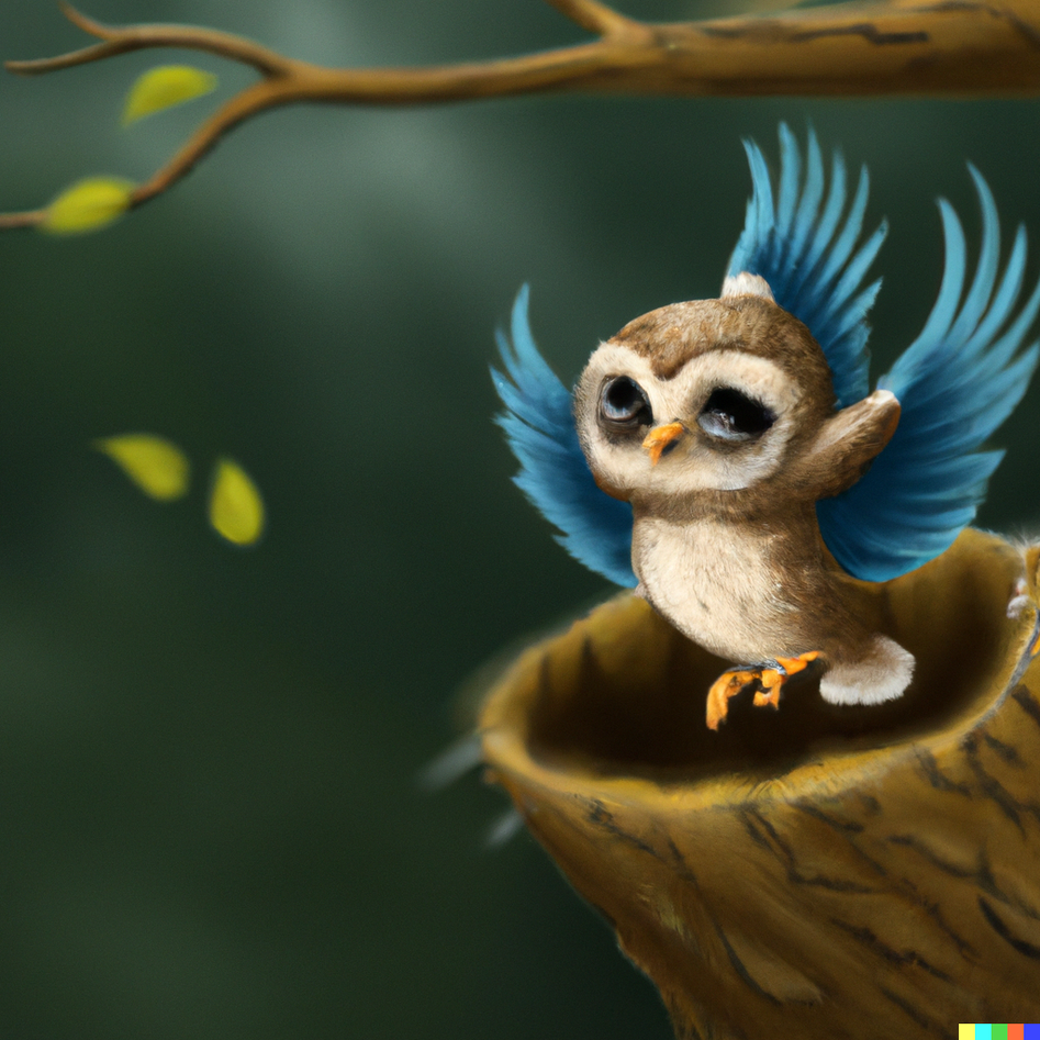 Owl first flight