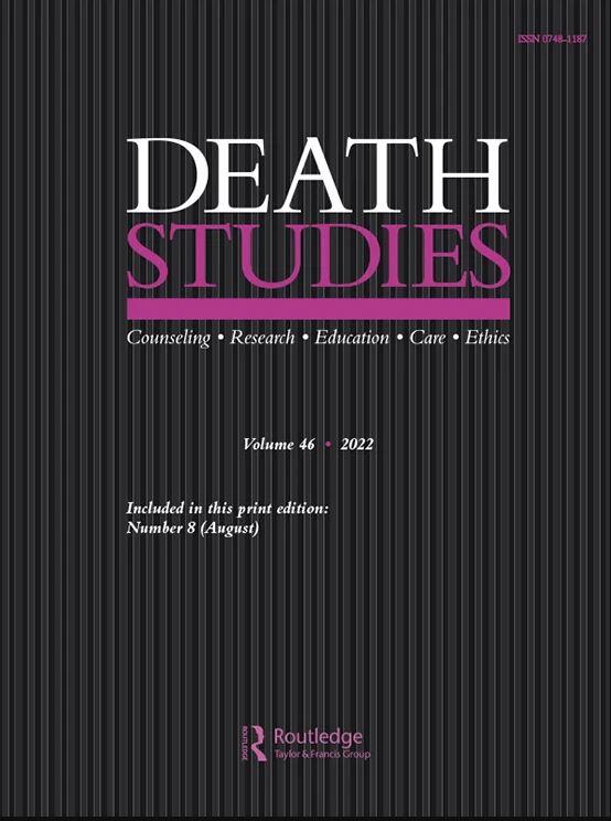 "Death STudies" Journal front page 