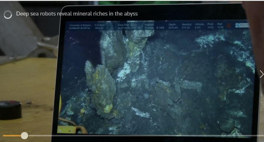 Bilde av film på pc skjerm deep sea tokt
