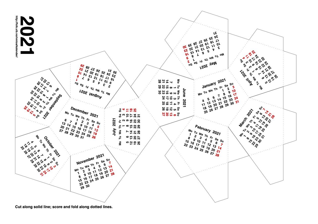 desktop kalender 2021