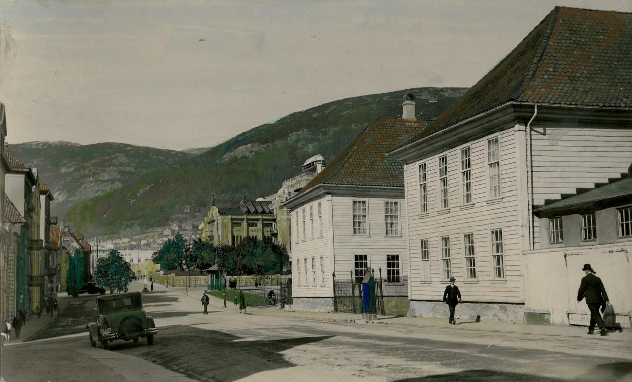 Det gamle teateret i Bergen, ca 1920