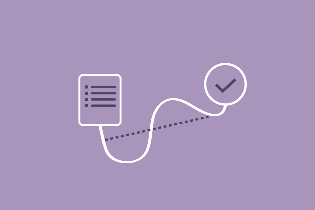 Illustrasjon av en flyt og snarveier