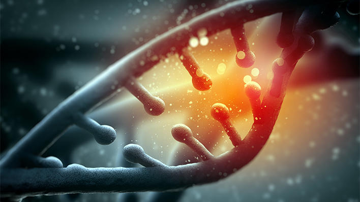 Illustrasjonsbilde: DNA-streng