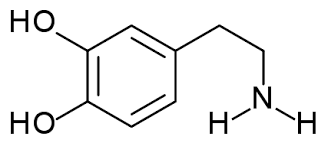 Dopamin molekyl