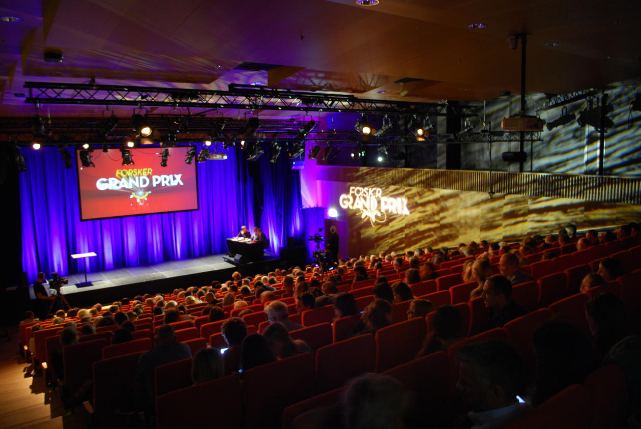 Over 300 tilskuere bivånet finalen som ble holdt i Mimes Brønn på Høgskolen i Bergen.