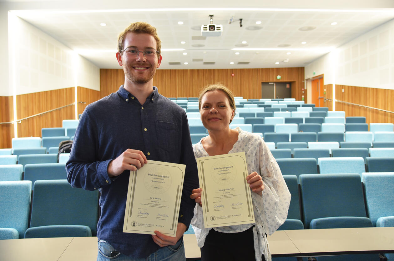 Medisinstudenter på Hovedoppgavesymposium 