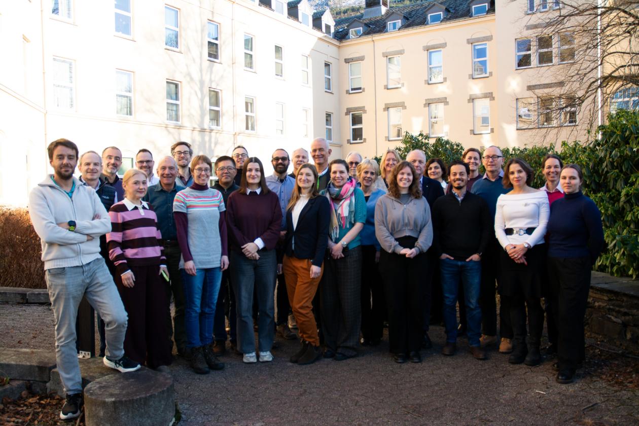 Gruppebilde med alle forskninglederne