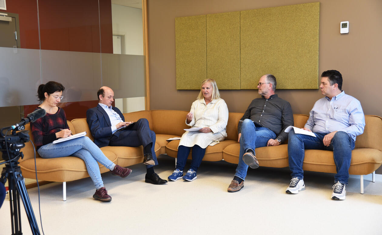 Bilde fra møte om kommunehelsetjenesten i beredskapstider på Alrek helseklynge