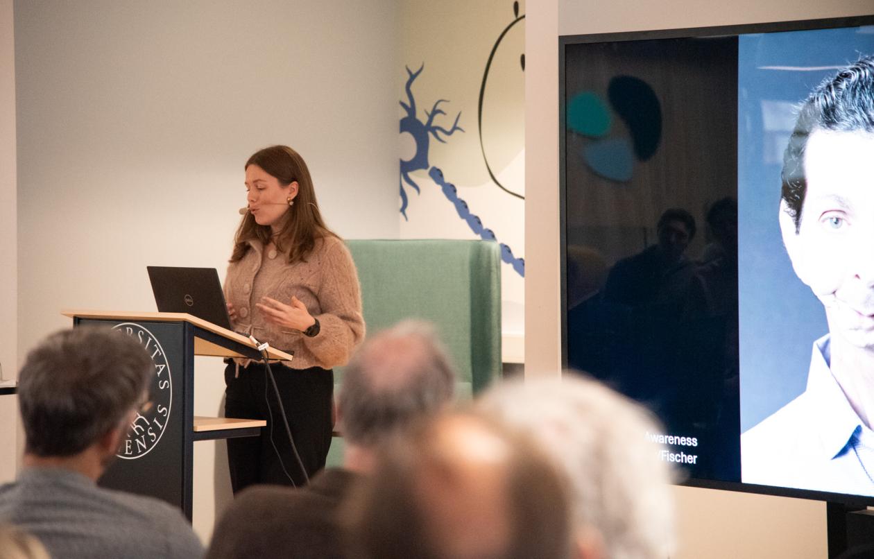 Åshild Johansen på scenen