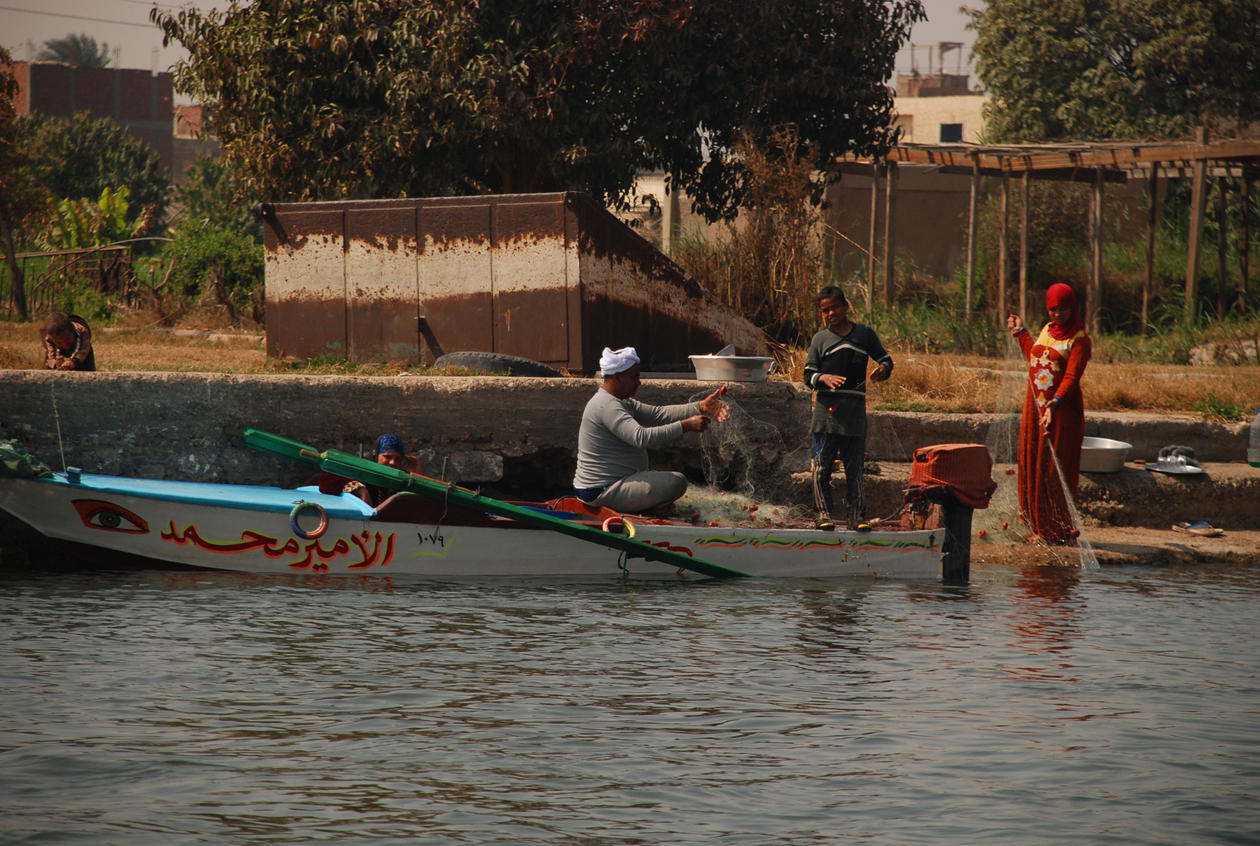 Fiske langs Nilen