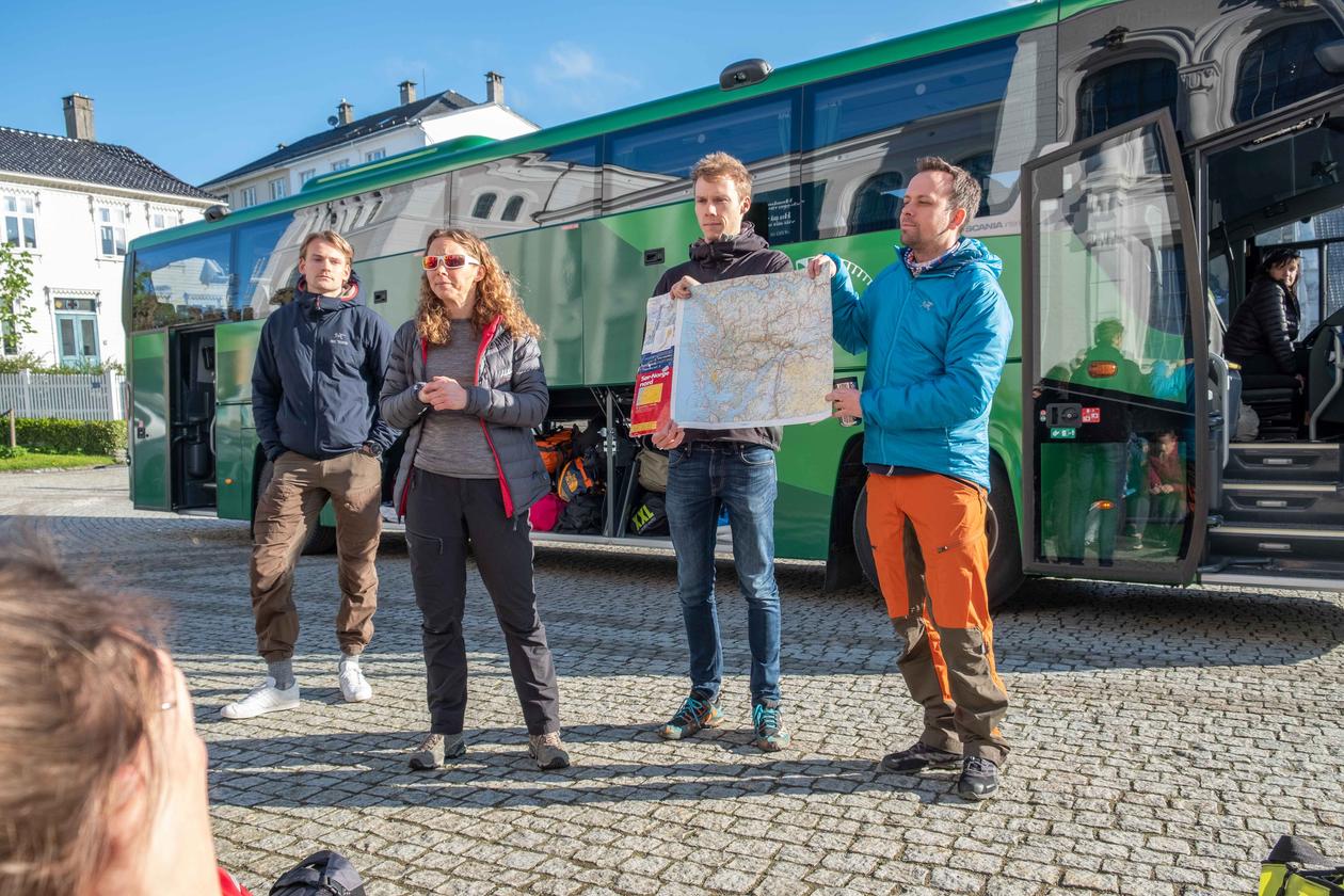 Klar for avreise på Museplass