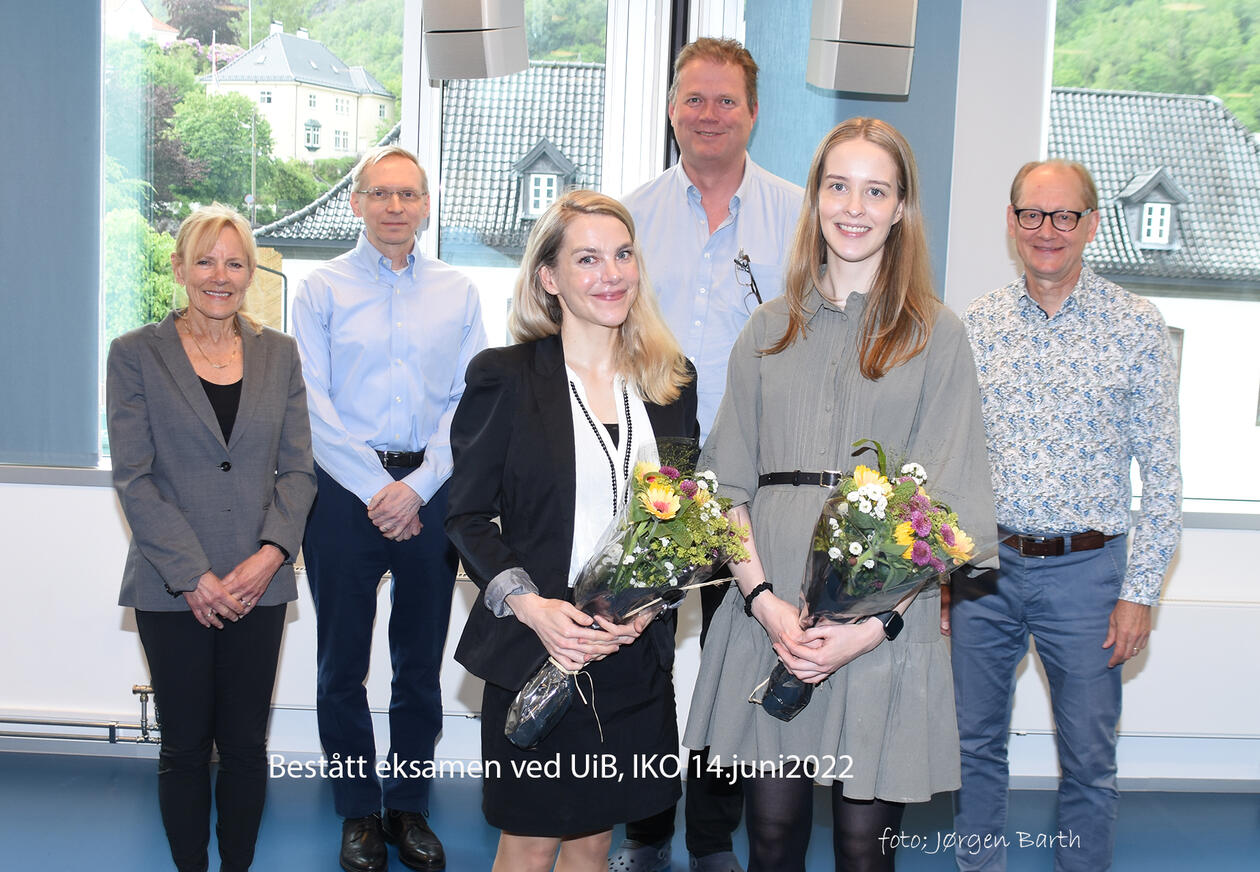 Fra venstre: Anne Nordrehaug Åstrøm, Keijo Luukko, Ida G. Fostad, Stein Atle Lie, Iselin Marie Tostrup og Timo Peltomaki