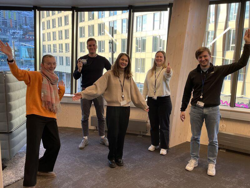 Studenter i energipraksis høsten 2021