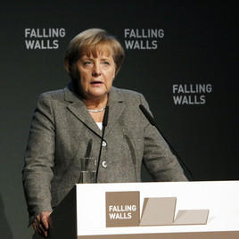 Angela Merkel at the Fallings Walls conference