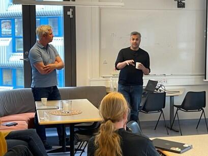 Farhan Khan og Odd André Karlsen