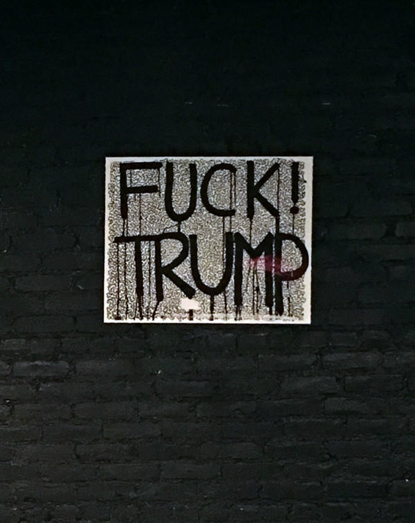 Grafitti Fuck Trump