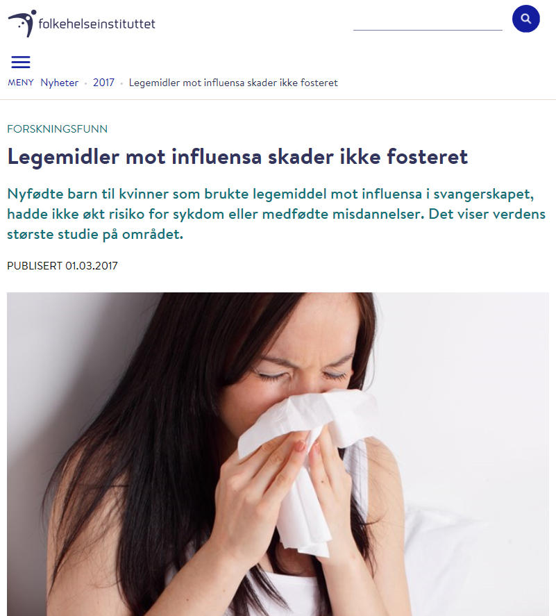 FHI - influensa studie