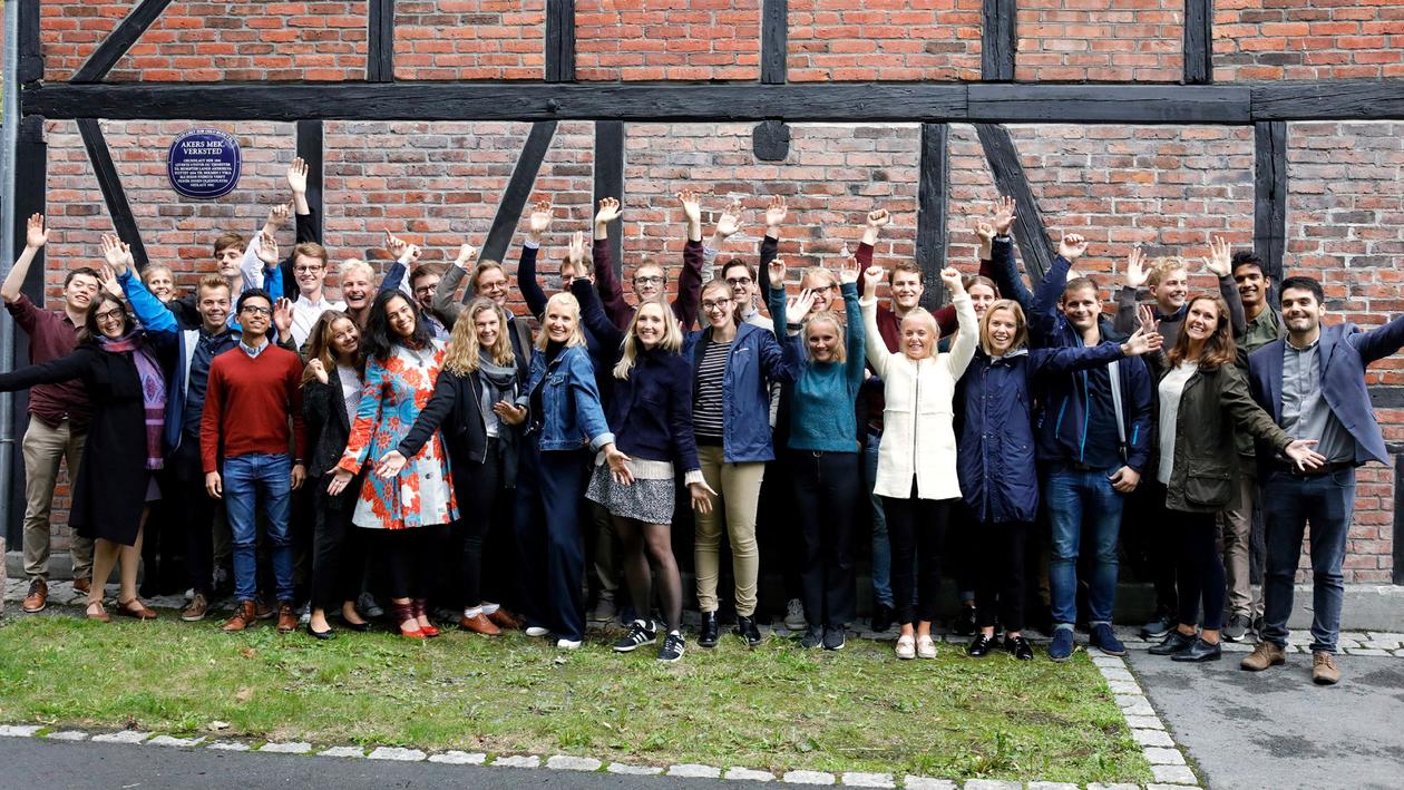 Fjorårets studentgruppe