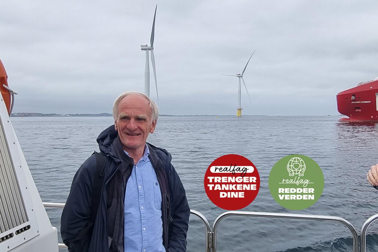 Finn Gunnar Nielsen ved Hywind Tampen.