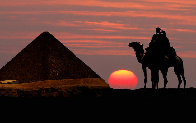 Egyptiske pyramidar.