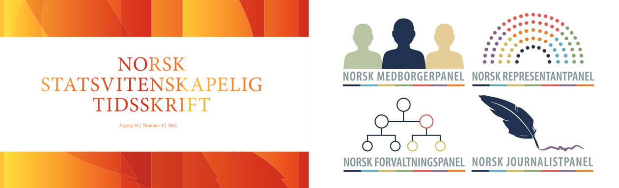 Bilde av Norsk statsvitenskapelig tidsskrift og KODEM-logoer