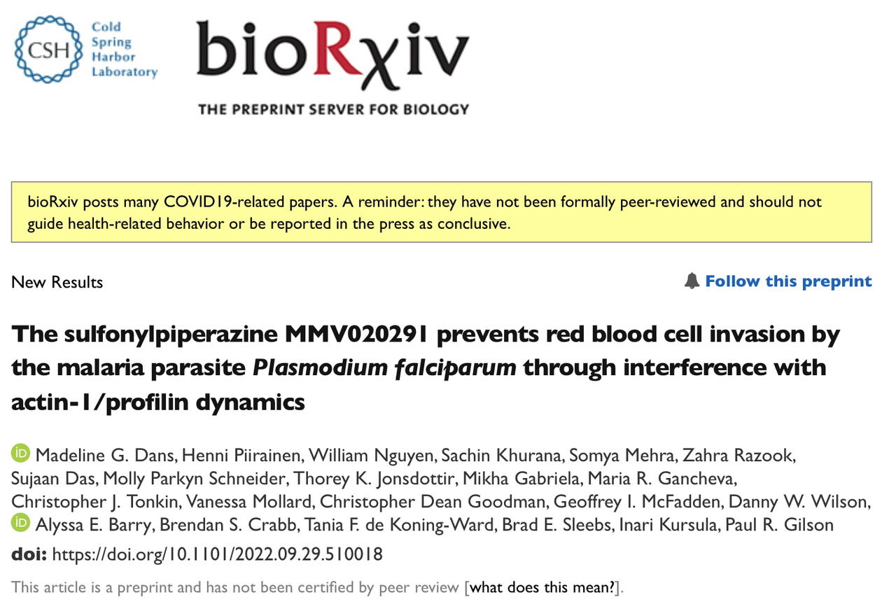 bioRxiv title page