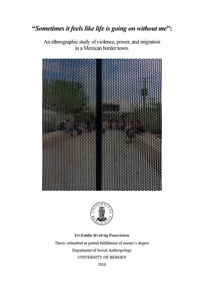 Front Page Master's Thesis