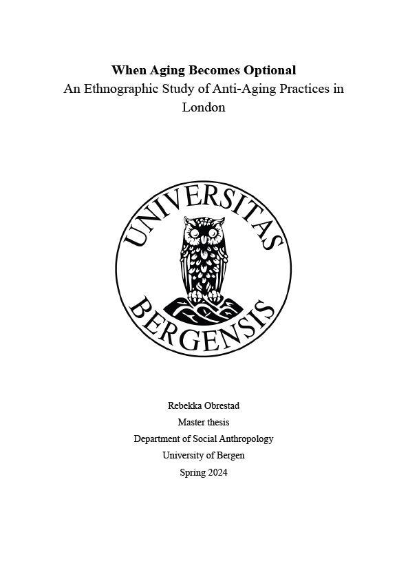 Front page master's thesis