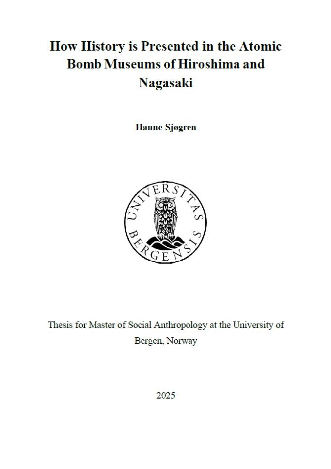 Front page master's thesis