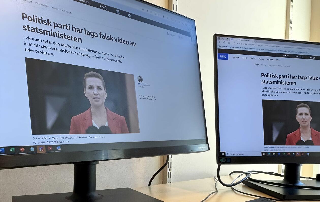Illustrasjonsbilde deepfake