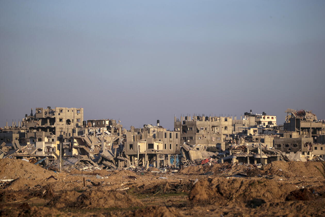 BIlde av materielle skader under krigen i Gaza