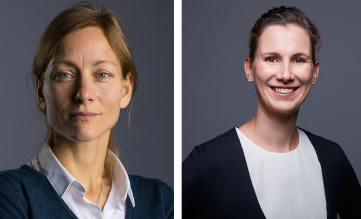 Linda Gröning og Melanie Hack.