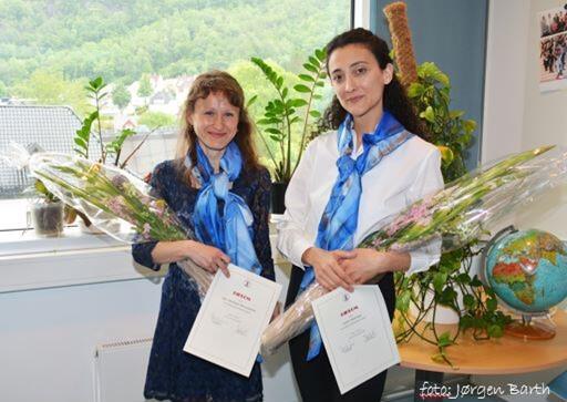 Inga Zilinskaite-Petrauskiene og Gunel Zakaiyya