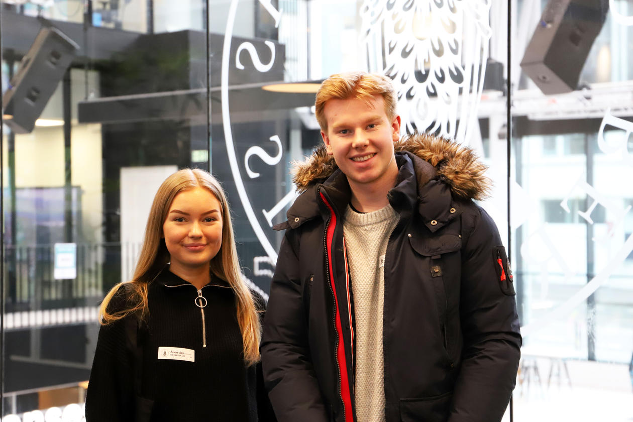 Hedda Borge og Håvard Sjursen kommer begge til å søke på ett av MCB-programmene ved søknadsfristen i april