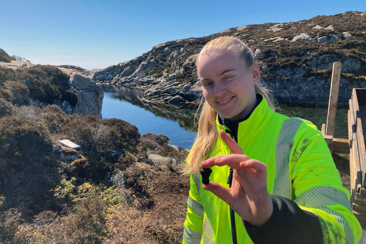 Arkeologisk feltarbeid på Hjartøyna i Øygarden