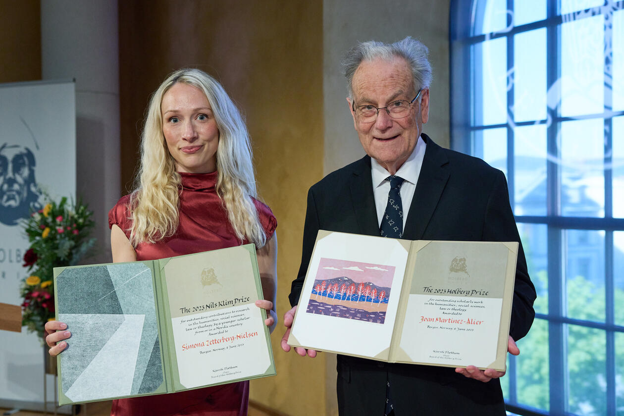 Prisvinnere Nils Klim- og Holbergpris