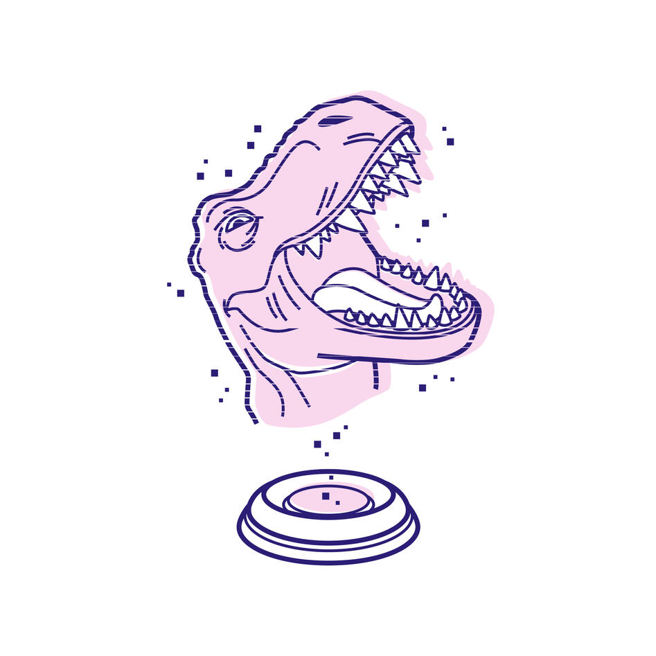 Pictogram representing a hologram