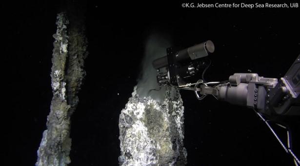 Bilde av hotspot på havbunnen i midtatlanteren