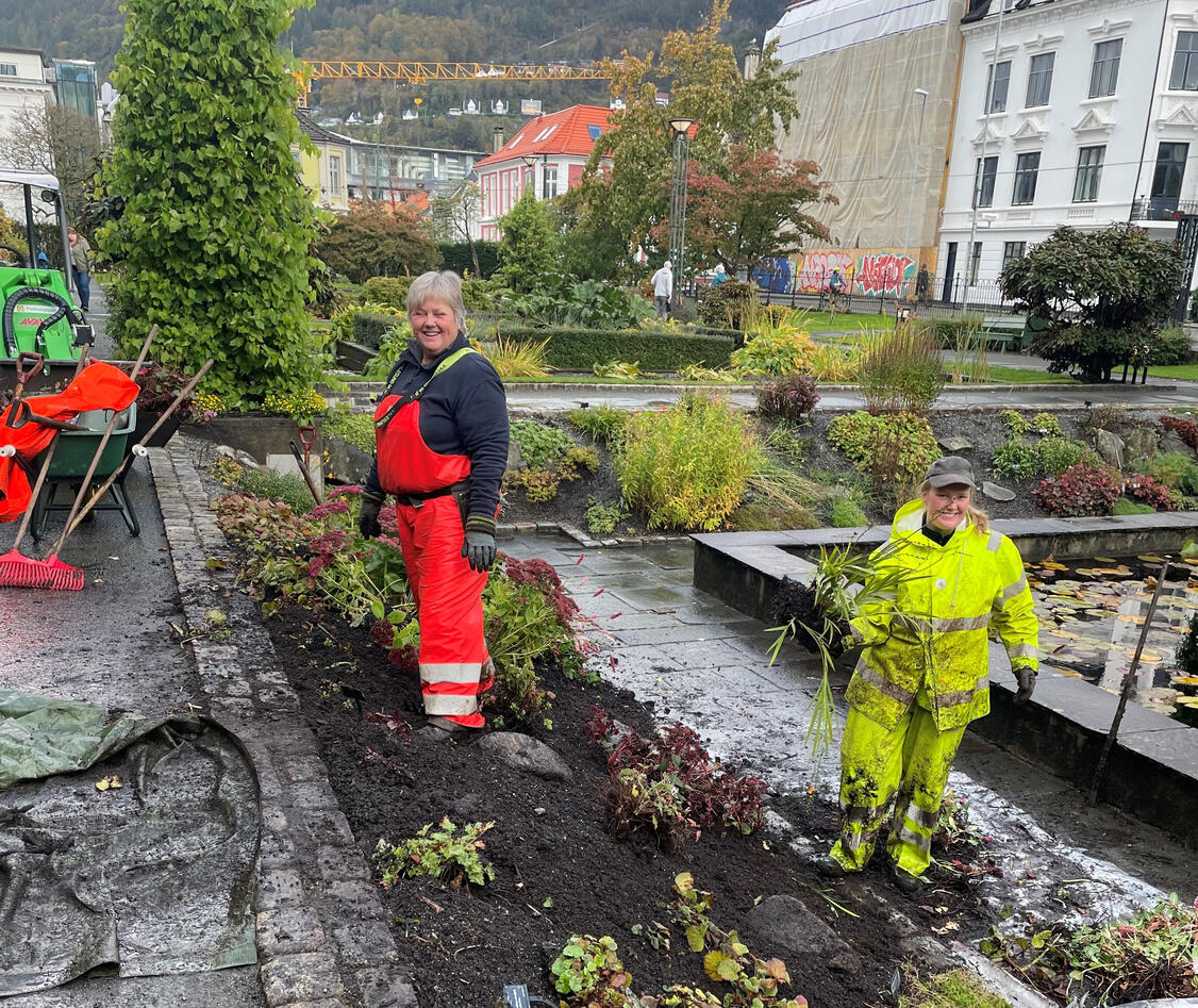 Fra Muséhagen på Nygårdshøyden.