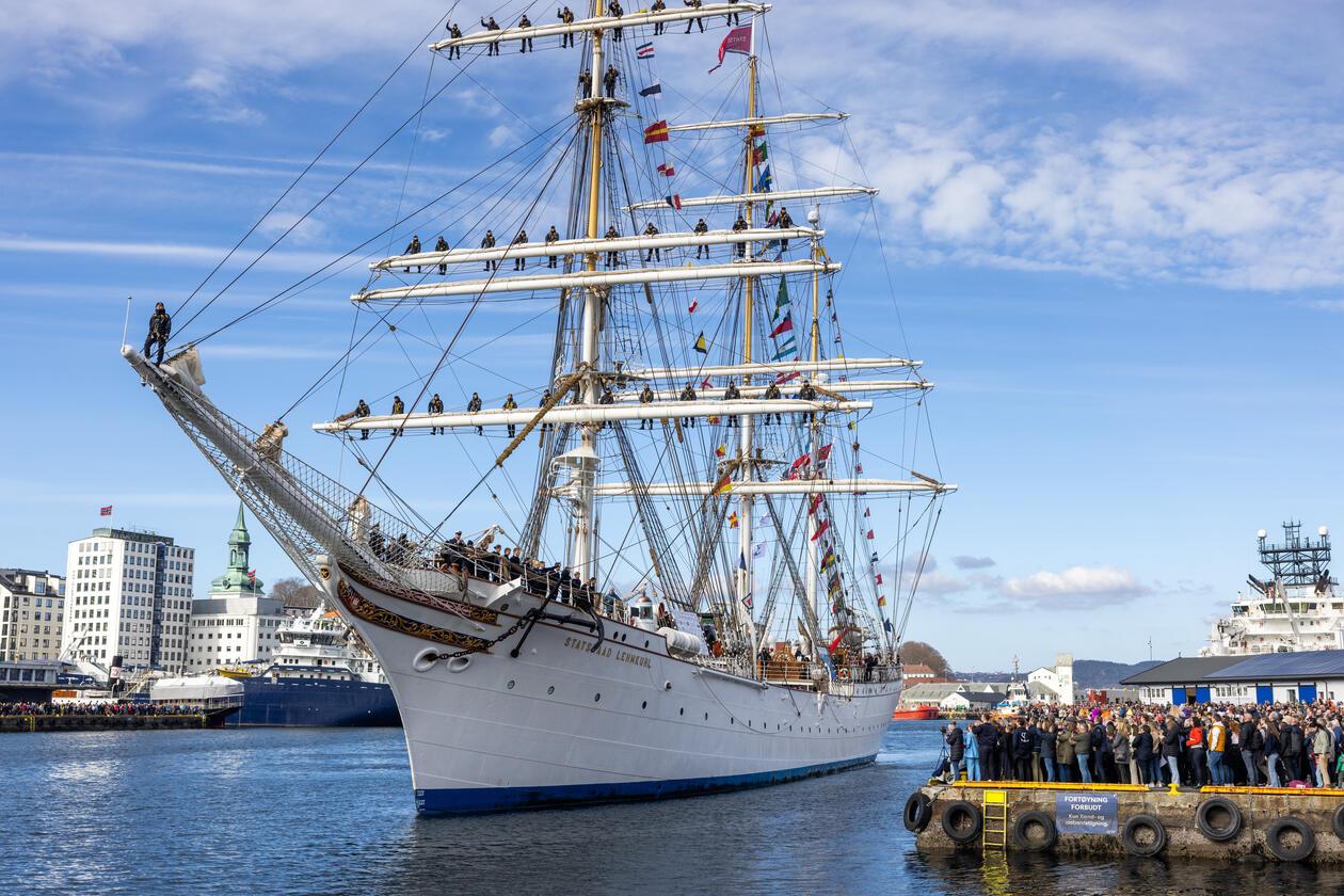 Bilde av Staatsraad Lehmkuhl under One Ocean Week i 2023. 