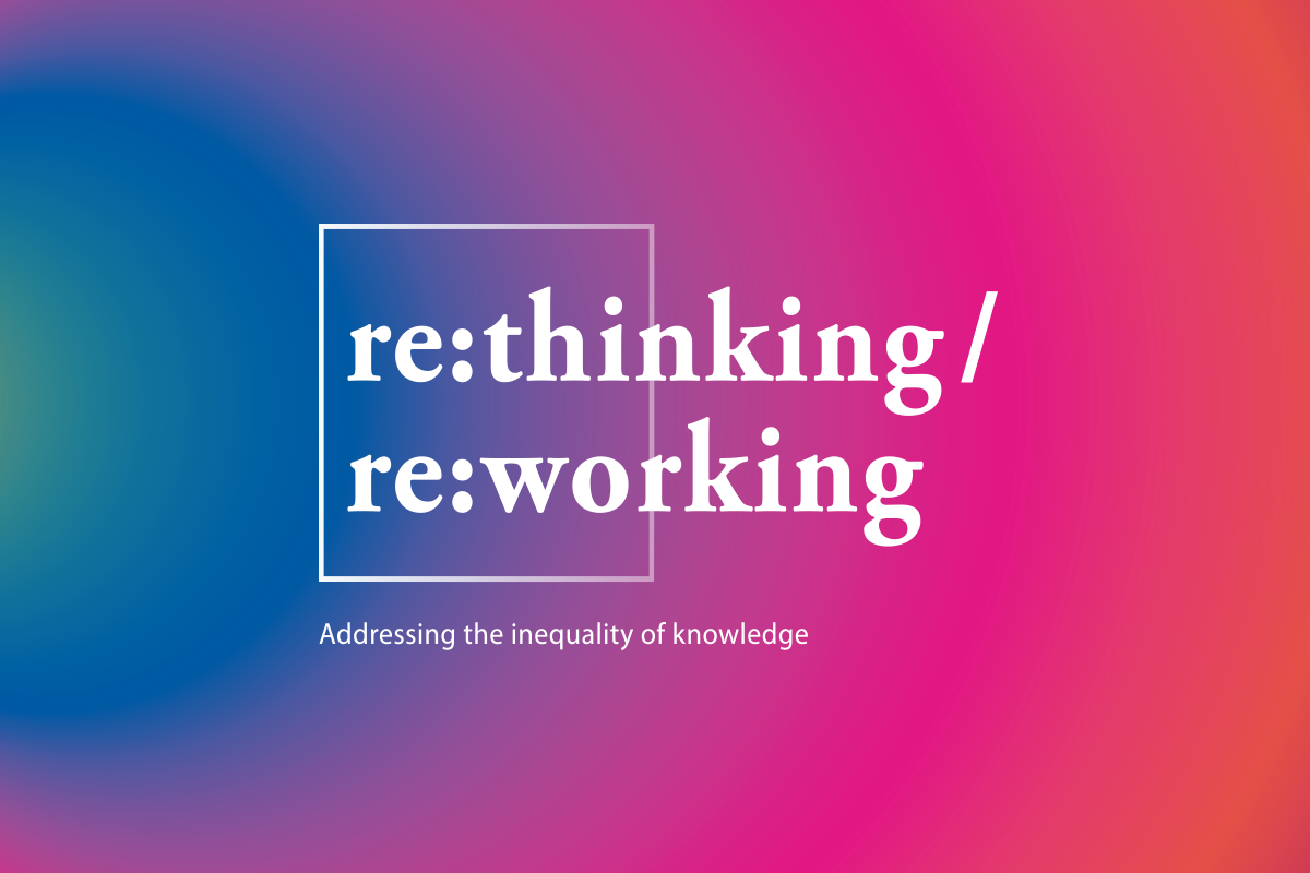 Logo for the 2019 SDG Conference Bergen with the concept re:thinking/re:working